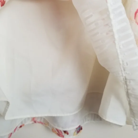 Kaari Blue Floral Top Size XL - Picture 8 of 8